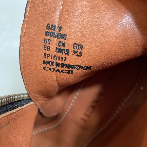 Coach ankle western boots, size 6 - Picture 8 of 10